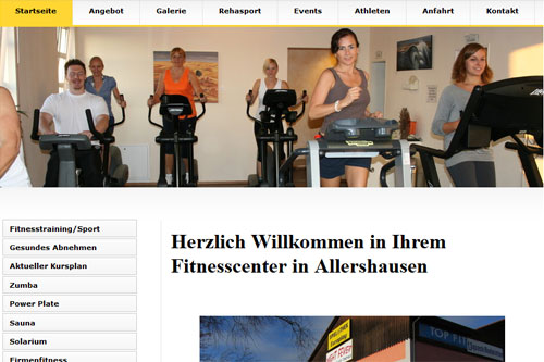 Fitness-Studio Allershausen | Website
