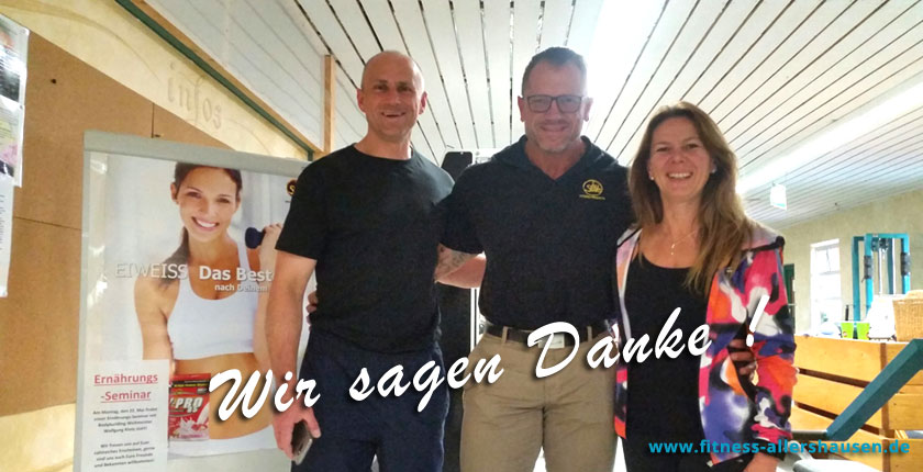 Ernährungsseminar im Fitness-Studio Allershausen