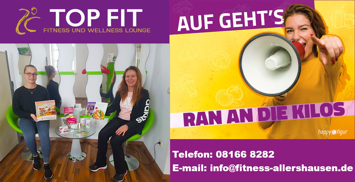 Auf geht’s – Ran an die Kilos  - Fitnesscenter Allershausen