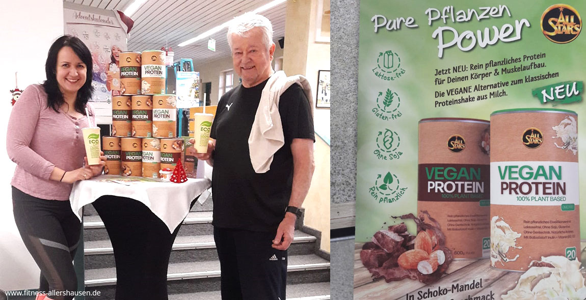 Neu - Veganes Protein im TopFit Allershausen