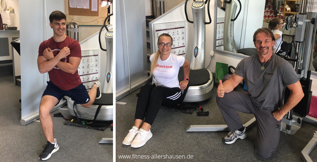 Vibrationstraining mit unserer Power Plate  im Top Fit Allershausen